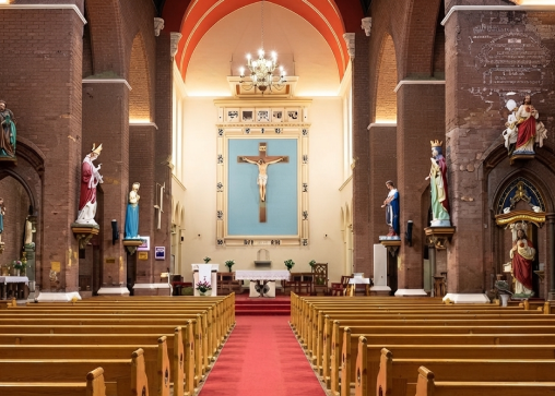 Interior of English Martyrs Catholic Church, Walworth